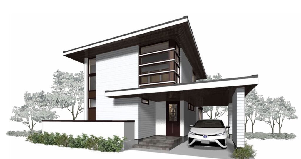 洗練されたデザインと暮らしやすさを両立。ORGANIC HOUSEの新モデルハウス建築中！
