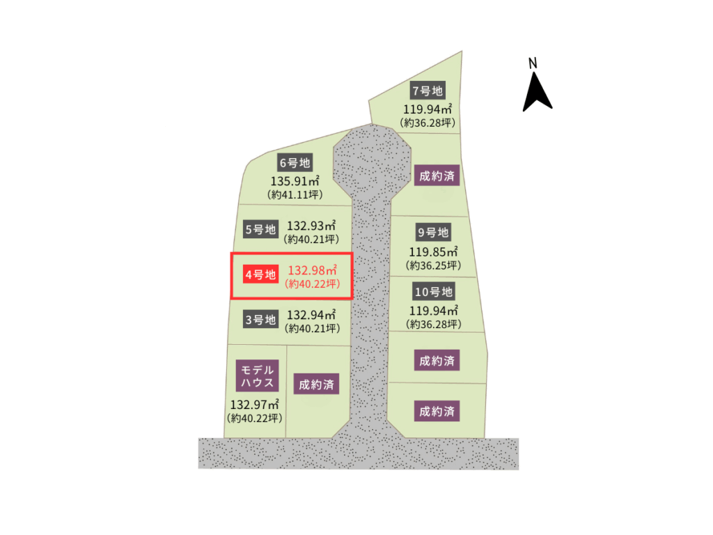 【相楽新堂前】4号地 山田川駅徒歩12分