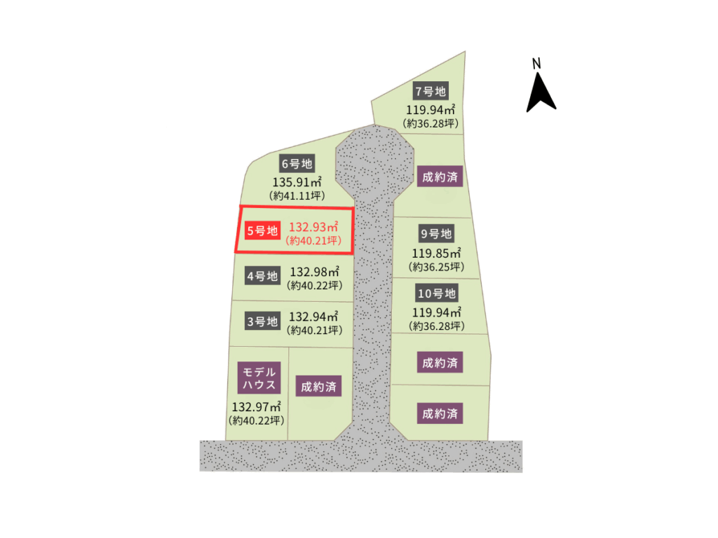 【相楽新堂前】5号地 山田川駅徒歩12分